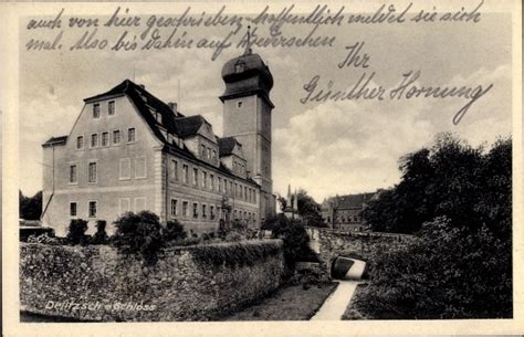 Ansichtskarte Postkarte Delitzsch In Sachsen Schloss Akpool De