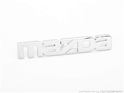 MX 5 Emblem Mazda Schriftzug Chrom NA