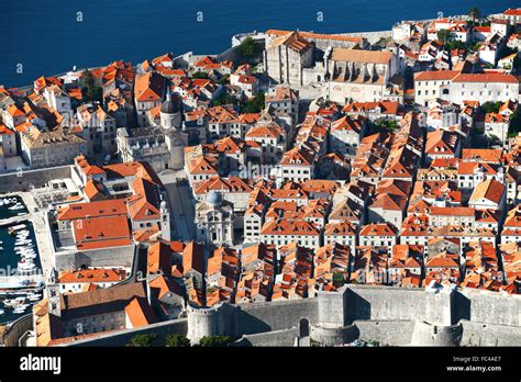 Aerial view of Dubrovnik Stock Photo - Alamy