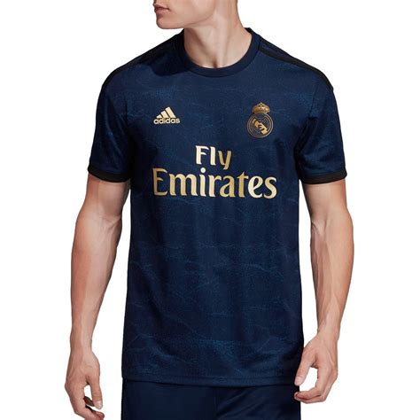 Adidas Real Madrid Away 1920 T Shirt Blue Goalinn
