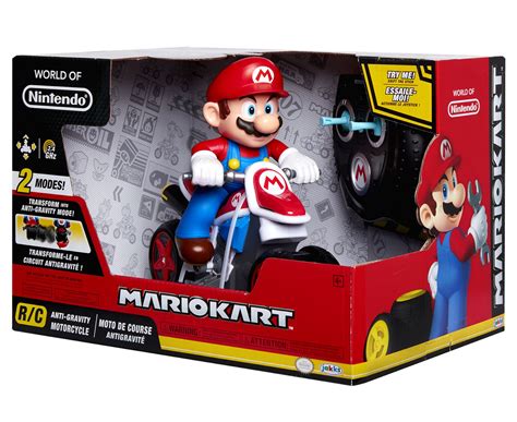 World Of Nintendo Mario Kart Anti Gravity Motorcycle Rc Racer Catch