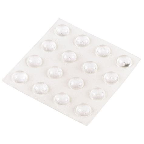 Everbilt 38 In Self Adhesive Clear Surface Bumpers 16 Per Pack