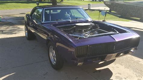 1st Generation Purple 1967 Chevrolet Camaro Sold Camarocarplace