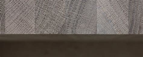 A Closeup On The Edge Of An Oak Butcher Block Countertop Stock Photo