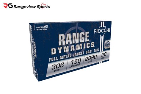 Fiocchi Win Rifle Ammo Gr Fmj Bt Fps Rds Rangeview