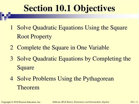 Ppt Chapter 10 Quadratic Equations And Functions Powerpoint