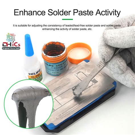 Relife Solder Paste Thinner Rl Dhics