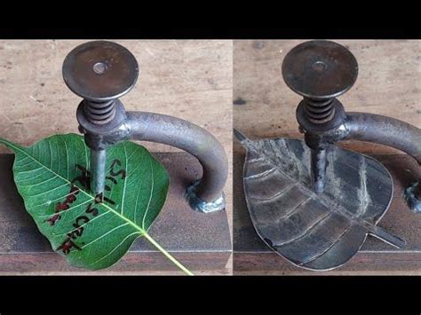 How To Make Leaf Ornaments From Sheet Metal Metal Leaf Making Ideas