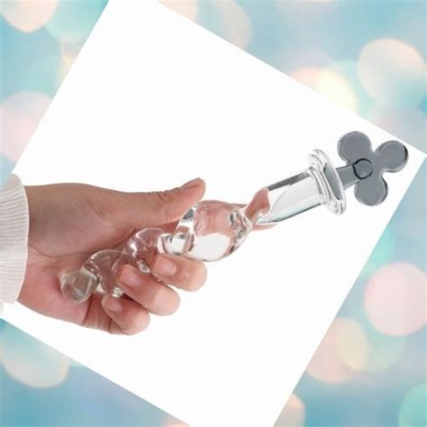 Glass Dildo With Black Cross Anal Sex Toy Glass Sex Toy For Etsy