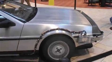 Back To The Future Delorean Car At Puente Hills Mall 2015 Original Twin Pines Youtube