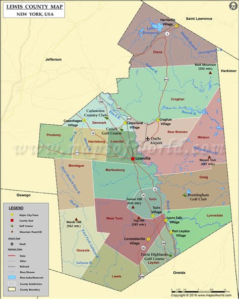 Lewis County Map