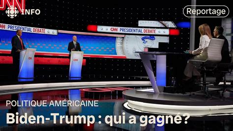 Analyse Retour Sur Le D Bat Trump Biden Qui A Gagn Youtube