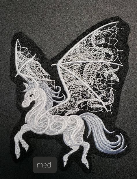 Pegasus Patch Embroidered Etsy