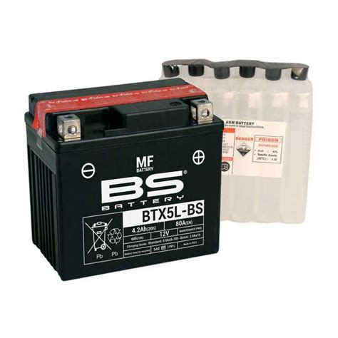 Batterie BS Battery YTX5L BS 12V 4Ah 80A Pyrénées Batteries