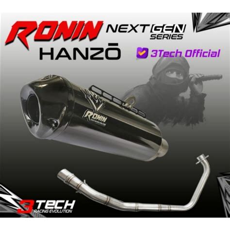 Jual FULLSET RONIN HANZO KNALPOT RACING 3TECH 3 SUARA NEXTGEN