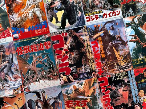 Showa Era Godzilla Films Collectors Set Godzilla Store