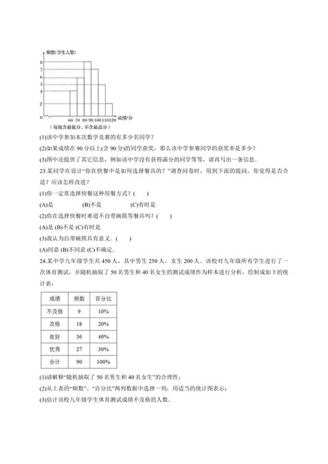 2020 2021学年人教版数学七年级下册：第十章 数据的收集、整理与描述 习题练习（word版，附答案）21世纪教育网 二一教育