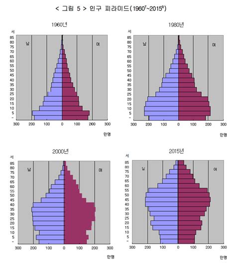 우리나라 인구 피라미드 네이버 블로그