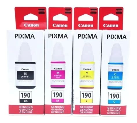 Kit Tinta Original Canon G G G G Versa Cartuchos E