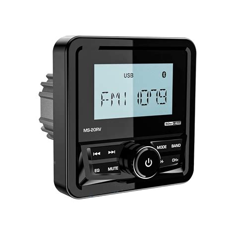 Som Marinizado Display Bluetooth R Dio Am Fm Para Barcos