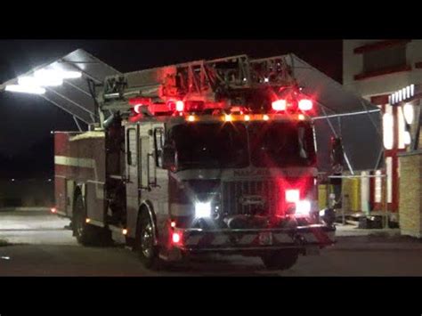 Margate Fire Dept Rescue Quint Spare Responding Youtube