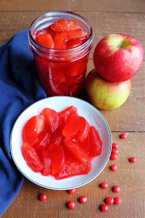 Red Hot Cinnamon Apples Cooking With Carlee