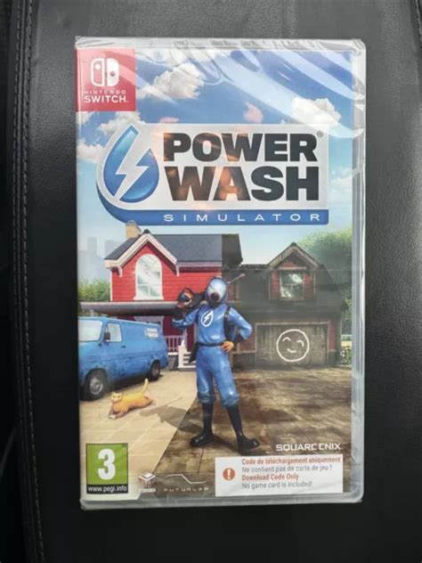 Rare Jeu Powerwash Simulator Sur Nintendo Switch Neuf Sous Blister