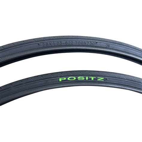 Positz Value Pack 2x Road Bike Performance Tyres And 4x Inner Tubes