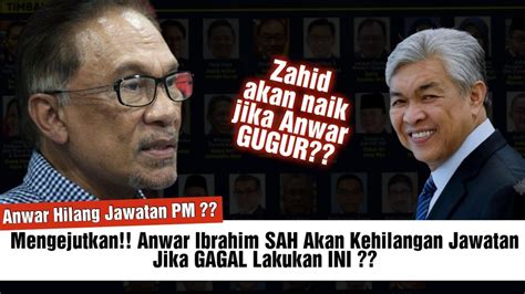 Anwar SAH Hilang Jawatan Jika GAGAL Lakukan INI YouTube