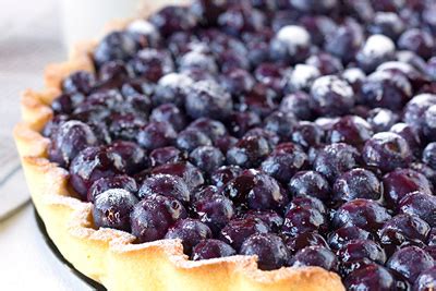 Blackcurrant Tart With French Flan Pastry