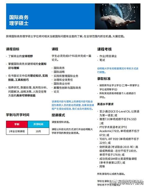 英国伯明翰大学and新加坡sim 三大理学硕士专业推荐 知乎