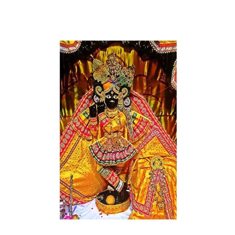 Banke Bihari Vrindavan Wall Posterlord Radha Krishna Shri Haridas Puja