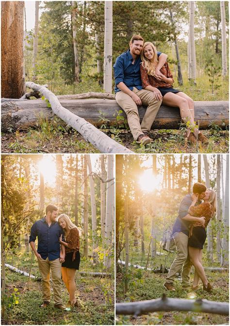 Julia Sam Kenosha Pass Fall Engagement Photos Denver Wedding