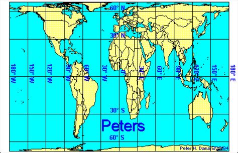 Mercator Peters Projections