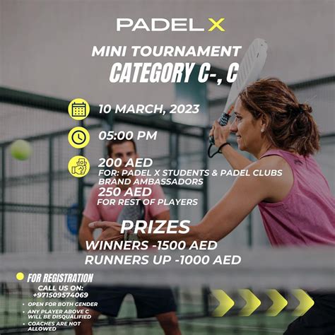 Mini Tournament Category C C Wecourts Padel Tennis