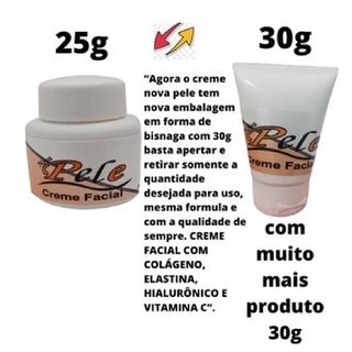 Nova Pele Creme Clareador G Protetor Solar Nova Pele Original Ml