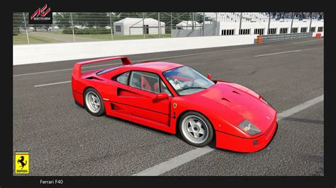 Assetto Corsa Ferrari F40 Monza Gp Preview And Test Lap Youtube