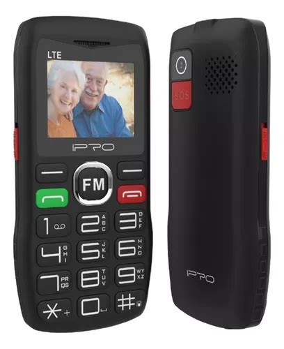 Celular Ipro F188s 4g Adultos Mayores Boton Sos Con Cargador