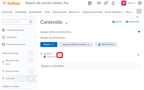 Cómo editar contenido en Brightspace con la vista temporal DTI