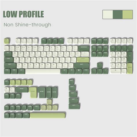 Keys Low Profile Pbt Keycaps Custom Slim Mx Keycap For