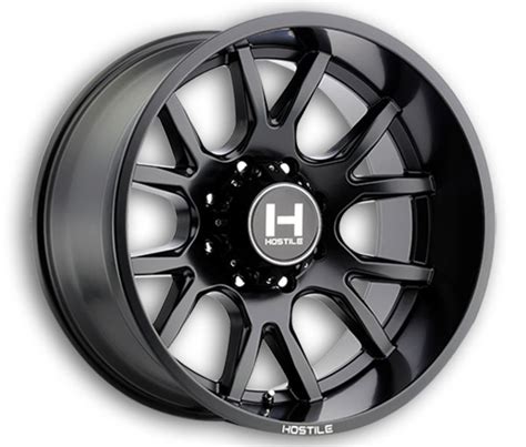 Hostile Wheels H Rage Lug Asphalt