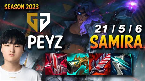 Gen Peyz Samira Vs Zeri Adc Kr Ranked Youtube