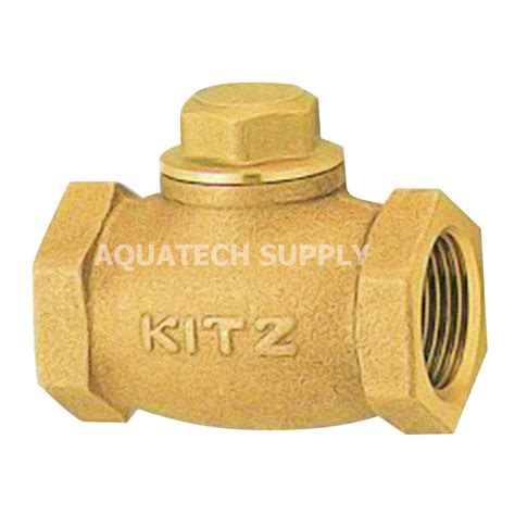 KITZ สวงเชควาลวทองเหลอง Check Valve Bronze รน F