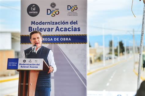 Entrega Gobernador Paquete De Obras En Santiago Papasquiaro Por 40 Mdp