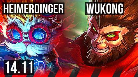 Heimerdinger Vs Wukong Top Rank Heimer Solo Kills