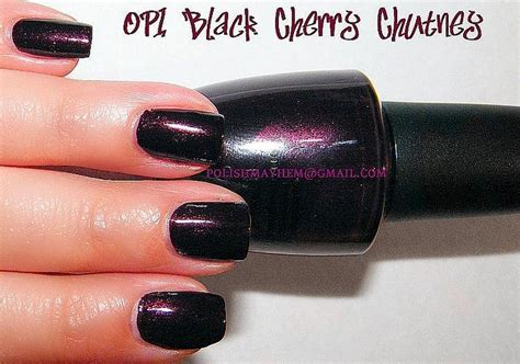 OPI Black Cherry Chutney | Opi black cherry chutney, Nails, Shimmer ...