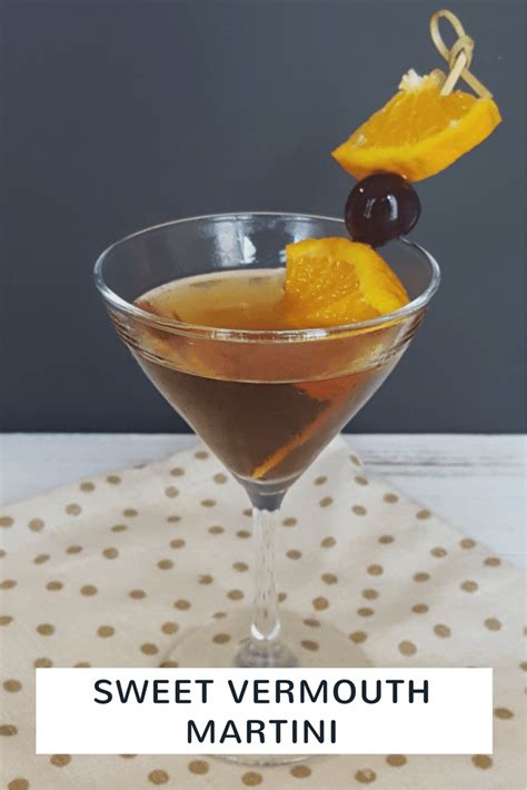 Sweet Vermouth Martini Recipe Sweet Vermouth Cocktails Vermouth