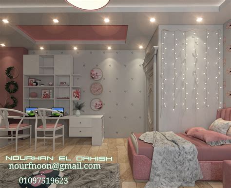 Twin girls bedroom design on Behance