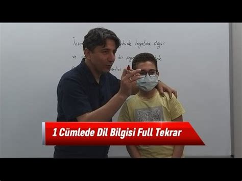 24 1 Cümlede Dil Bilgisi Full Tekrar YouTube