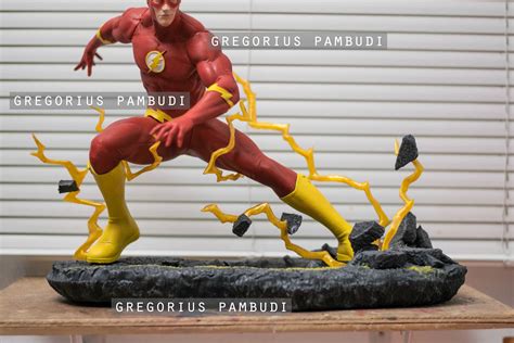 The Flash Fan Art Statue 3d Printable 3D model 3D printable | CGTrader